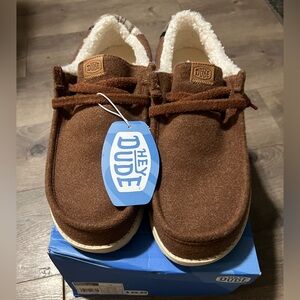 Hey Dude Wally Cozy Plaid Shoes Size 14 New